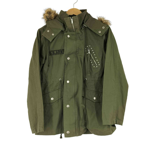 グラッドニュース GLAD NEWS バック刺繍 モッズコート レディース FREE