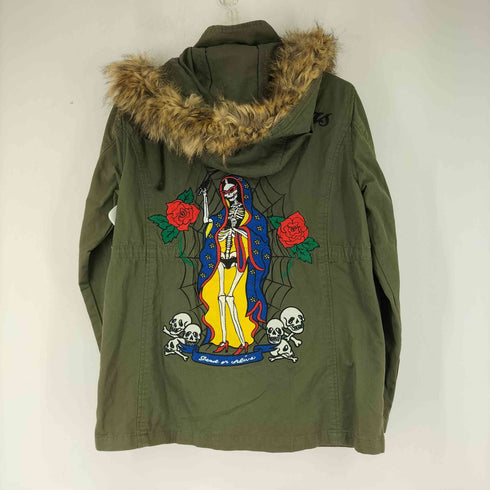 グラッドニュース GLAD NEWS バック刺繍 モッズコート レディース FREE