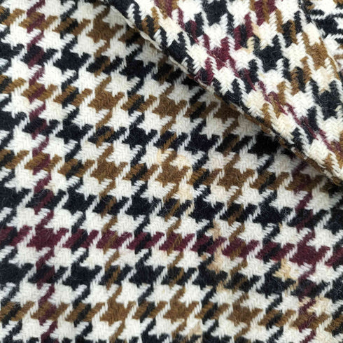 バーバリーズ BURBERRYS WILLIAM BROWN 千鳥格子 ダブルジャケット レディース 9AR