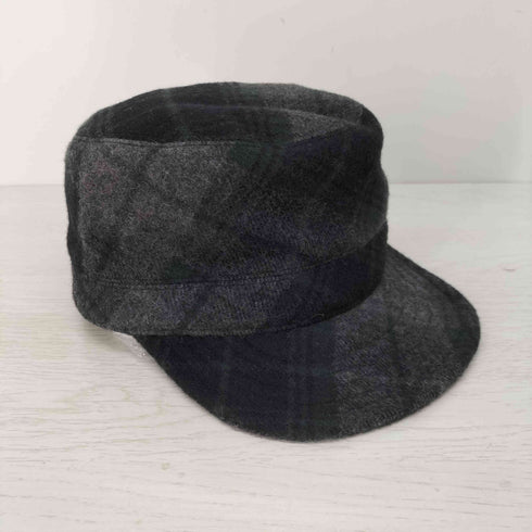 コムデギャルソンオム COMME des GARCONS HOMME チェック柄 ウール混 ワークキャップ メンズ