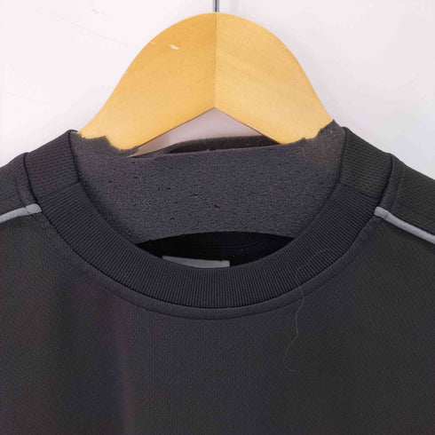 Aurocean パイピングライン ロゴ刺繍メッシュTシャツ メンズ 3