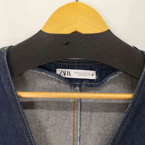 ザラ ZARA デニム ジャンパースカート レディース import:XS