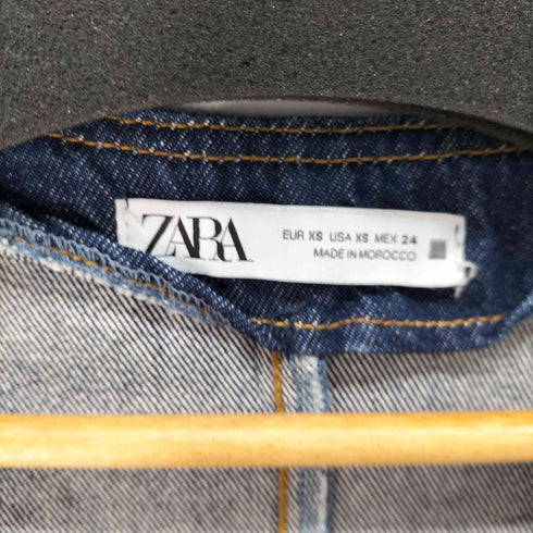 ザラ ZARA デニム ジャンパースカート レディース import:XS