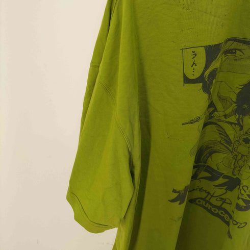 Aurocean City Pop 2000 イラストプリントクルーネックTシャツ メンズ 3