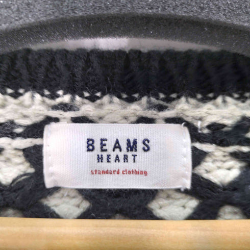 ビームスハート BEAMS HEART ドットジャガードニット レディース