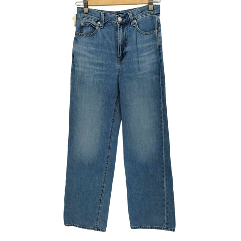 ユニクロ UNIQLO 25SS ワイドストレートジーンズ レディース 22 (56cm)