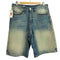 ザラ ZARA BAGGY FIT バギー フィット USED加工 デニム ショート パンツ メンズ EUR 40