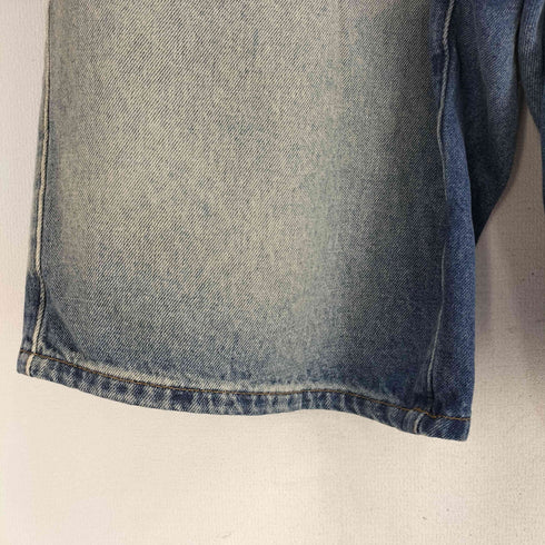 ザラ ZARA BAGGY FIT バギー フィット USED加工 デニム ショート パンツ メンズ EUR 40