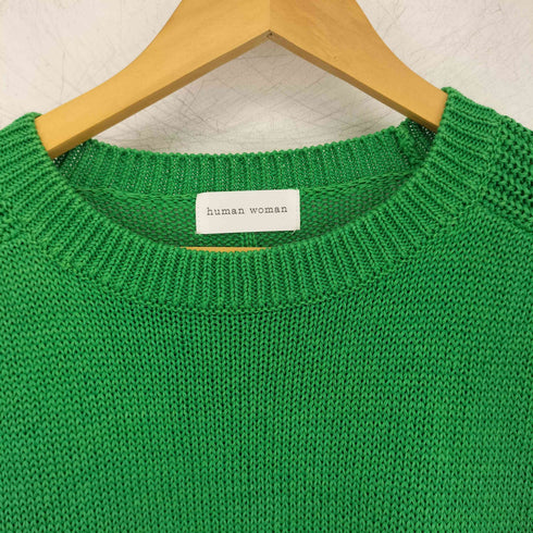 ヒューマンウーマン HUMAN WOMAN ギマコットンプルオーバー レディース JPN:M