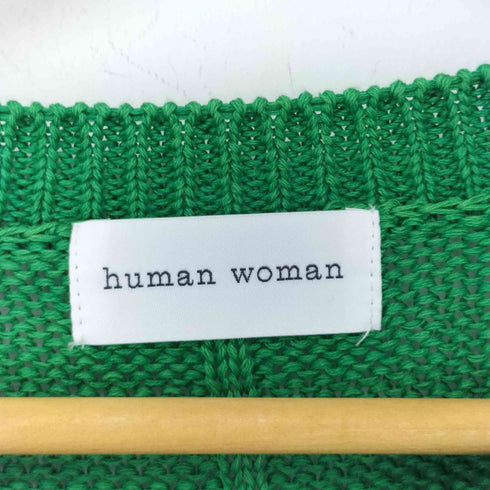 ヒューマンウーマン HUMAN WOMAN ギマコットンプルオーバー レディース JPN:M
