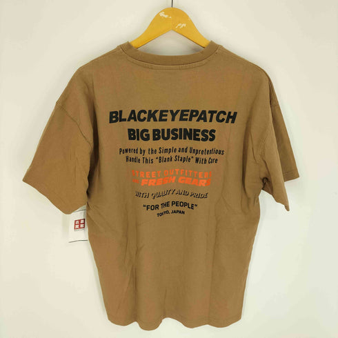 ブラックアイパッチ Black Eye Patch フロント ロゴプリント クルーネック S/S Tシャツ メンズ JPN:M