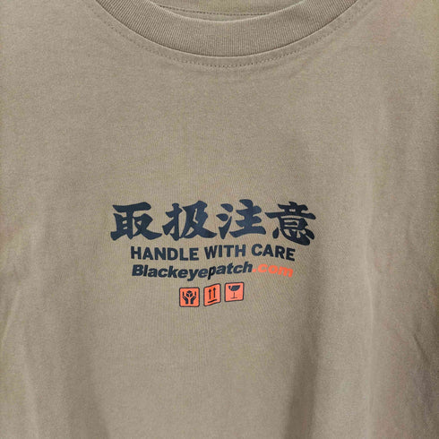 ブラックアイパッチ Black Eye Patch フロント ロゴプリント クルーネック S/S Tシャツ メンズ JPN:M