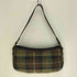 ハリスツイード Harris Tweed GLENALMOND チェック柄 レザーパッチ ウール ハンド バック レディース