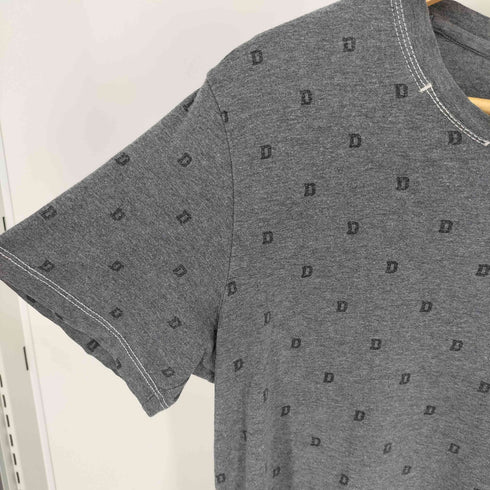 ディーゼル DIESEL クルーネック 総柄 S/S クルーネック Tシャツ メンズ import:M