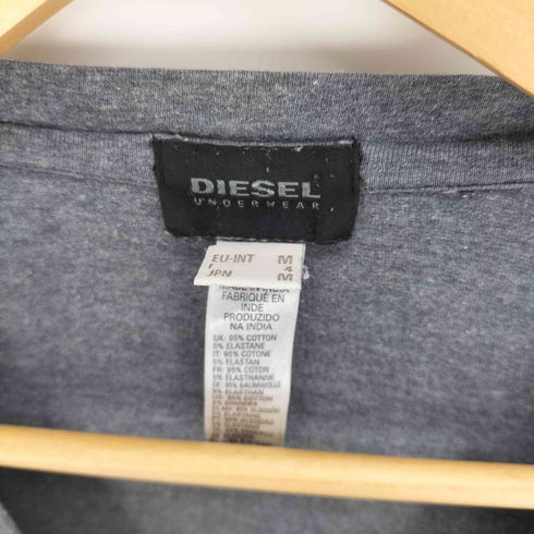 ディーゼル DIESEL クルーネック 総柄 S/S クルーネック Tシャツ メンズ import:M