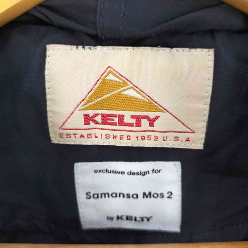 ケルティ KELTY 別注 ロゴパッチ ポンチョ マウンテンパーカー レディース FREE