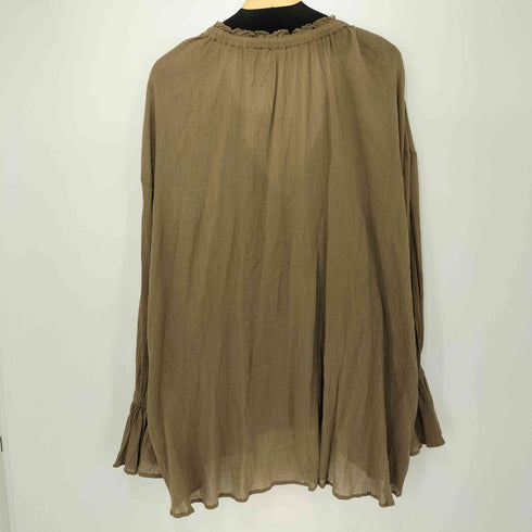 リヴドロワ RIVE DROITE 楊柳ギャザーブラウス レディース FREE