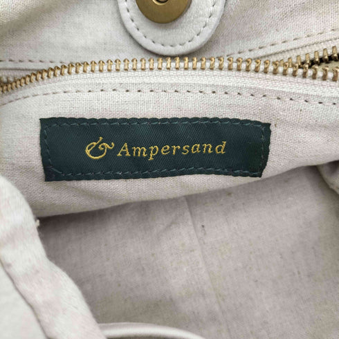 Ampersand レザーハンドバッグ レディース