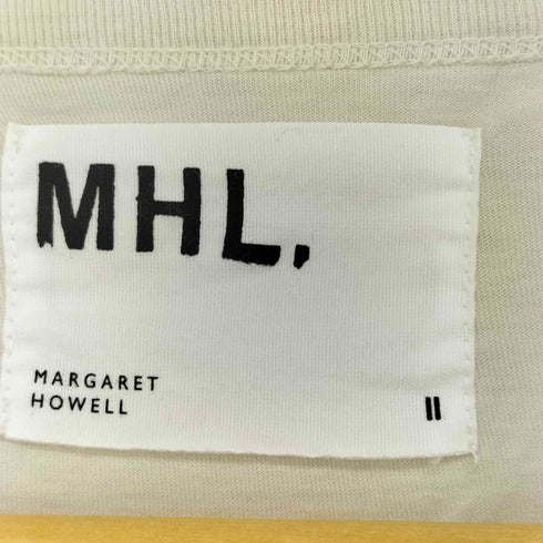 エムエイチエル MHL. ロゴプリント クルーネックTシャツ レディース JPN:2