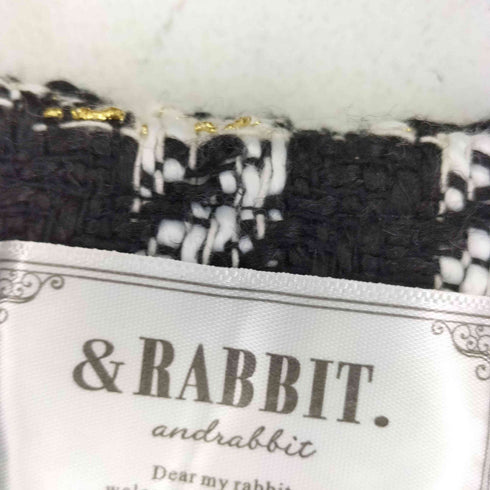 &RABBIT ツイードジャケットスカートセットアップ レディース