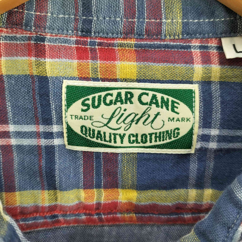 シュガーケーン SUGAR CANE Sugar Cane Light ガチャポケ チェックシャツ メンズ JPN:L