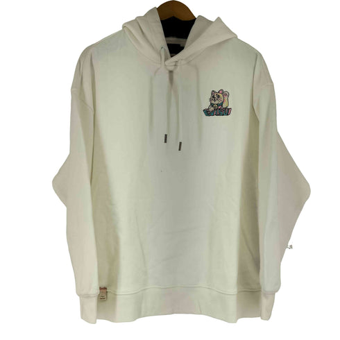エヴィス EVISU Logo and Fortune Cat Embroidery Oversized Hoodie メンズ import:M