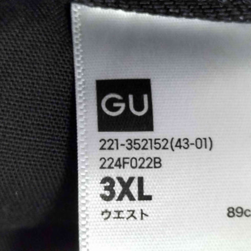 ジーユー GU バレルレッグジーンズデニム レディース 3XL