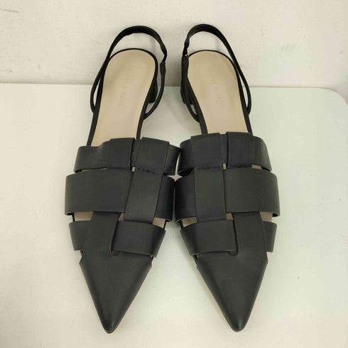 チャールズアンドキース CHARLES&KEITH インターウーブン スリングバックパンプス レディース JPN:37