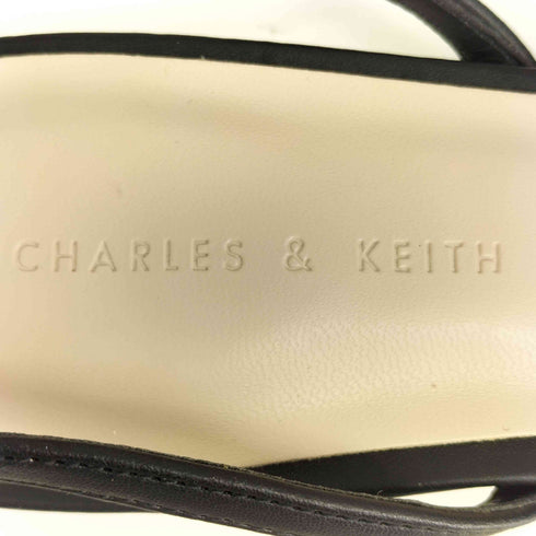 チャールズアンドキース CHARLES&KEITH インターウーブン スリングバックパンプス レディース JPN:37
