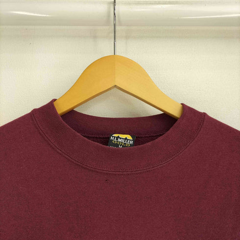 H.L.MILLER 90S USA製 MONTEREY BAY 刺繍 クルーネックスウェット レディース import:M