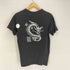 ステューシー Stussy 90s 紺タグ OLD USA製 ドラゴン プリントTシャツ メンズ JPN:S