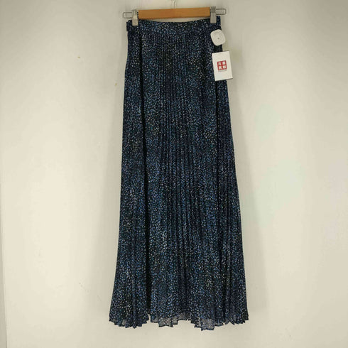 バナナリパブリック BANANA REPUBLIC 総柄プリーツロングスカート レディース 00