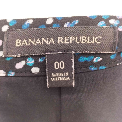 バナナリパブリック BANANA REPUBLIC 総柄プリーツロングスカート レディース 00