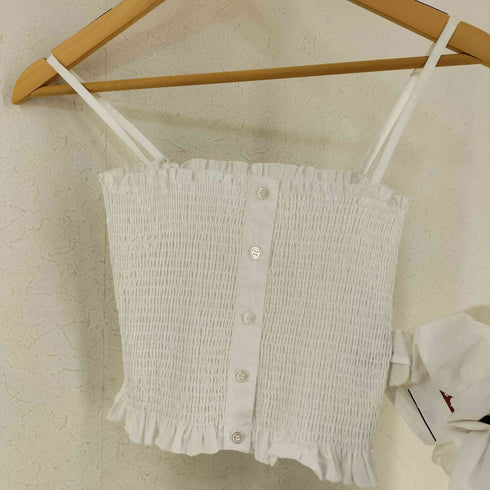 マウジー moussy CAMI & CROPPED シャツ レディース FREE