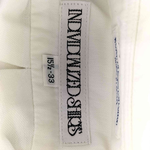 インディヴィジュアライズドシャツ individualized shirts USA製 ボタンダウンオックスフォードシャツ メンズ 15 1/2-33