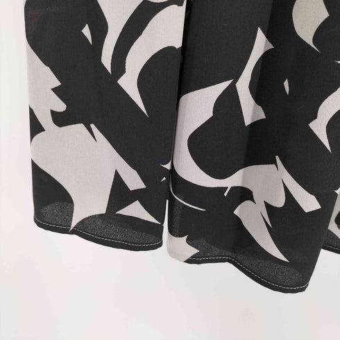 ユナイテッドアローズ UNITED ARROWS 21AW サテン プリント ティアードスカート レディース JPN:34