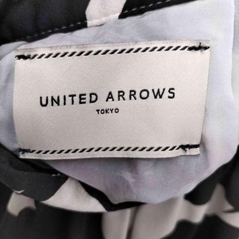 ユナイテッドアローズ UNITED ARROWS 21AW サテン プリント ティアードスカート レディース JPN:34
