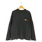 ユニバーサルオーバーオール UNIVERSAL OVERALL ロゴパッチ 胸ポケット クルーネック ロングスリーブ Tシャツ メンズ import:L
