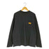 ユニバーサルオーバーオール UNIVERSAL OVERALL ロゴパッチ 胸ポケット クルーネック ロングスリーブ Tシャツ メンズ import:L