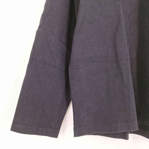 ユニバーサルオーバーオール UNIVERSAL OVERALL ロゴパッチ 胸ポケット クルーネック ロングスリーブ Tシャツ メンズ import:L
