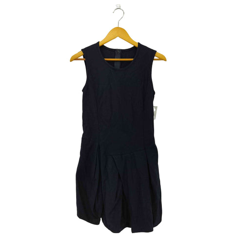 コムデギャルソン COMME des GARCONS 90s 変形プリーツ ノースリーブ メルトンワンピース レディース S