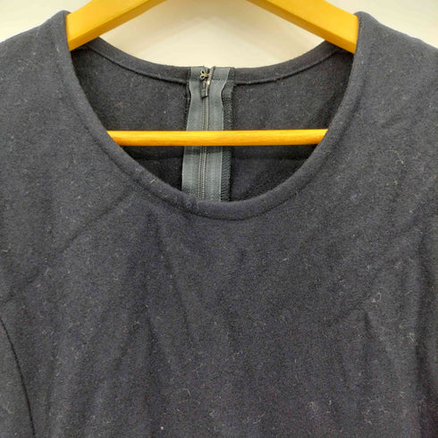 コムデギャルソン COMME des GARCONS 90s 変形プリーツ ノースリーブ メルトンワンピース レディース S