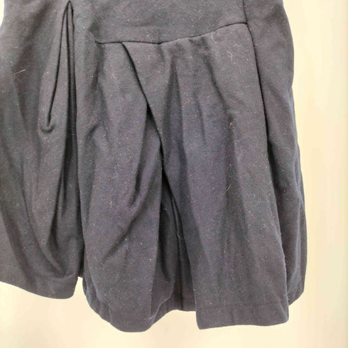 コムデギャルソン COMME des GARCONS 90s 変形プリーツ ノースリーブ メルトンワンピース レディース S