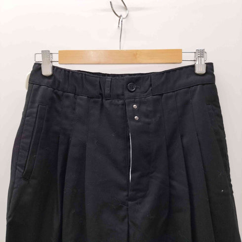 INNO Artisan 3タック 裾ボタン カットオフ ワイド パンツ メンズ L