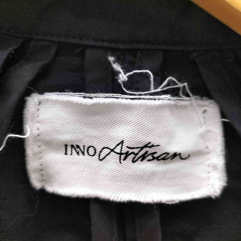 INNO Artisan バラ 装飾 裾カットオフ 背抜き 2B テーラード ジャケット メンズ