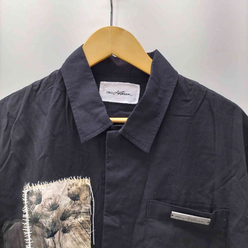 INNO Artisan ロゴ プレート パッチワーク プリント S/S シャツ メンズ