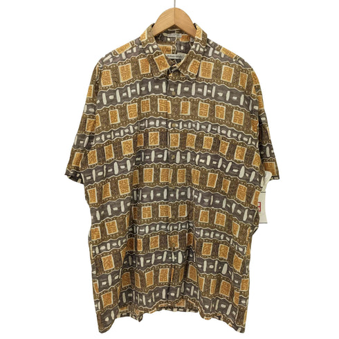 burma bibas 総柄 コットン半袖tシャツ メンズ JPN:L