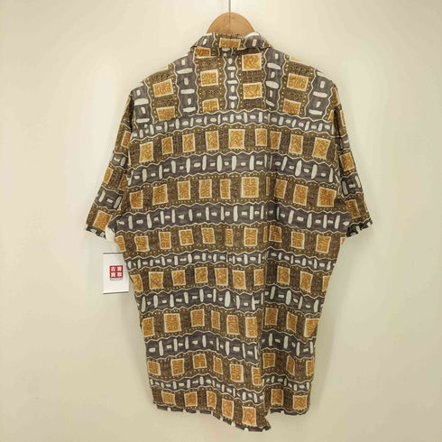 burma bibas 総柄 コットン半袖tシャツ メンズ JPN:L