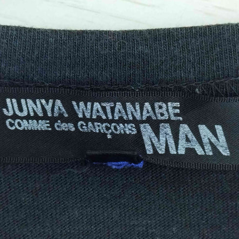 ジュンヤワタナベコムデギャルソンマン JUNYA WATANABE COMME des GARCONS MAN 04ss anarchy アナーキー コットン プリントクルーネックTシャツ メンズ JPN:L
