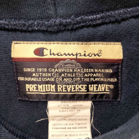 チャンピオン Champion 00S PREMIUM REVERSE WEAVE フロントプリント プルオーバーパーカー メンズ JPN:XL